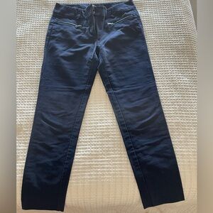 Ann Taylor Mid-Rise Navy Dress Pants